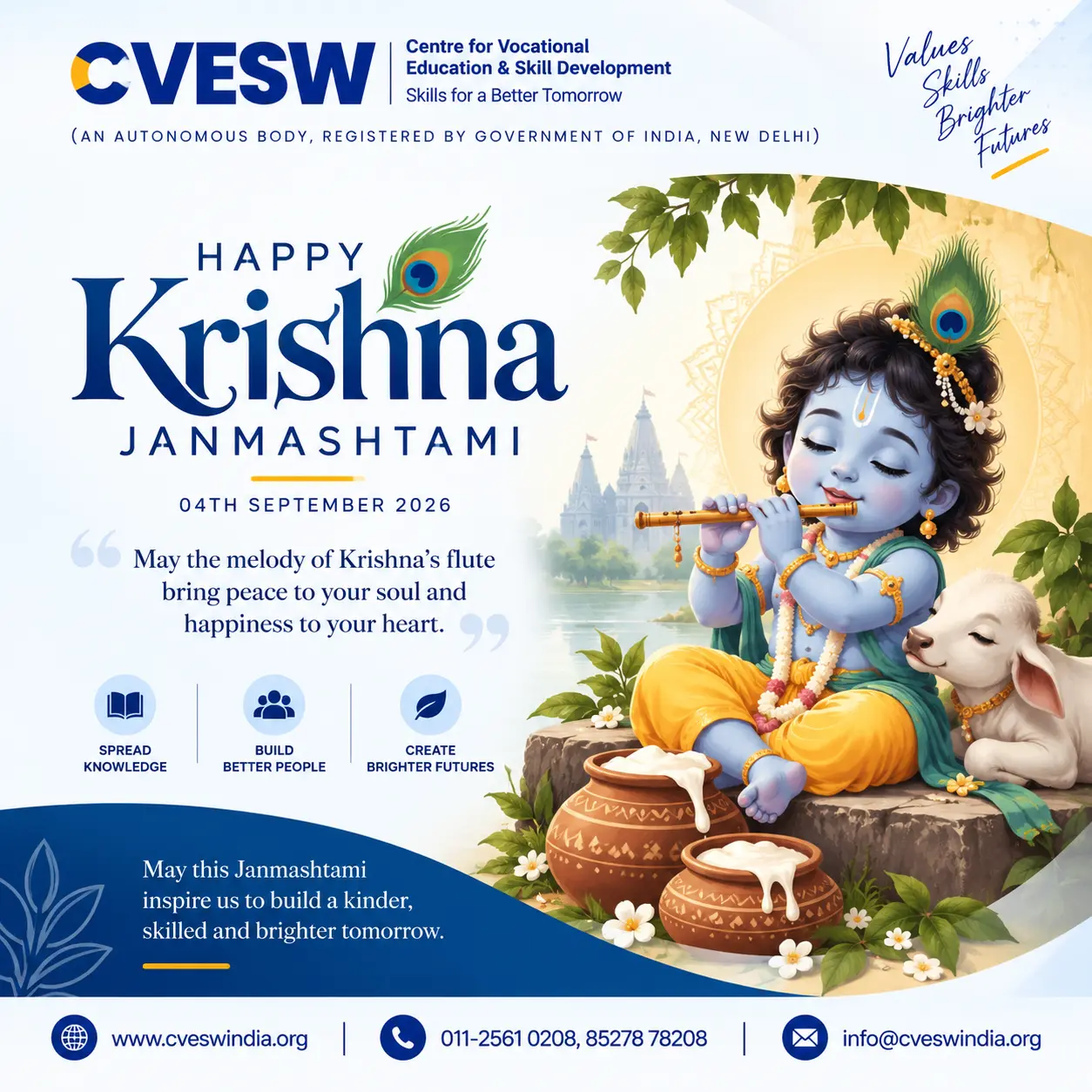 Happy Krishna Janmashtami 2026